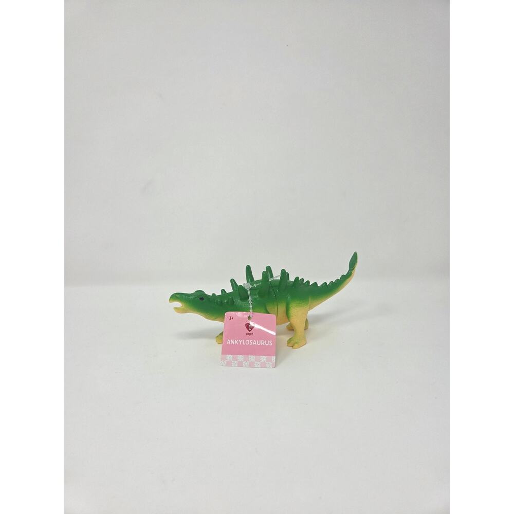 Ankylosaurus Green & Yellow Dinosaur Toy Figurine